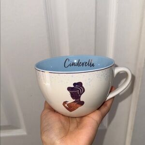 Cinderella Blue White Mug 16 oz mug tea cup Disney Princess Cup Mug Cute